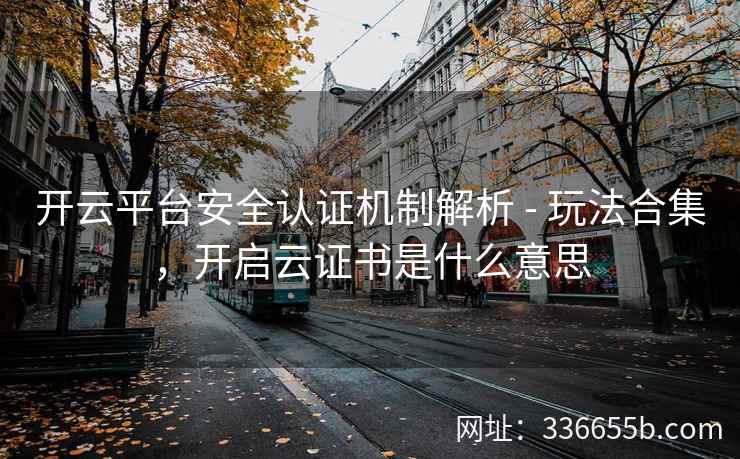 开云平台安全认证机制解析 - 玩法合集，开启云证书是什么意思