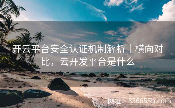 开云平台安全认证机制解析｜横向对比，云开发平台是什么